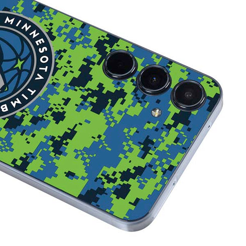 NBA Minnesota Timberwolves Digi Camo Galaxy A35 5G Skin